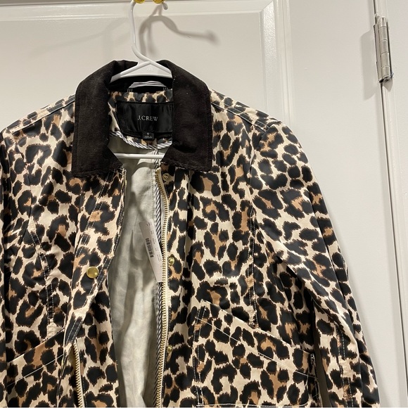 J Crew Leopard Field Jacket - Picture 3 of 3